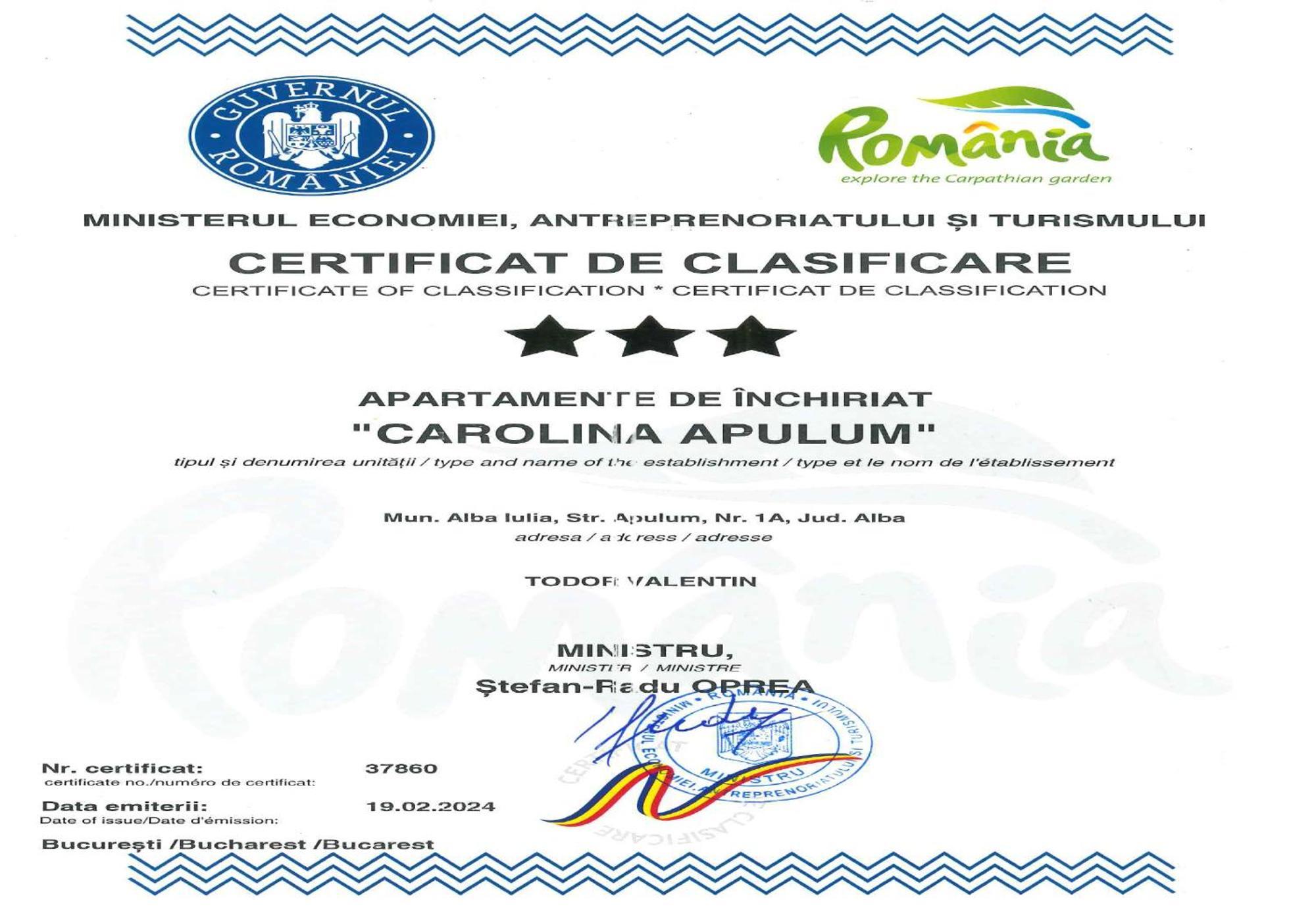 Vila Carolina Apulum Villa Gyulafehérvár Kültér fotó
